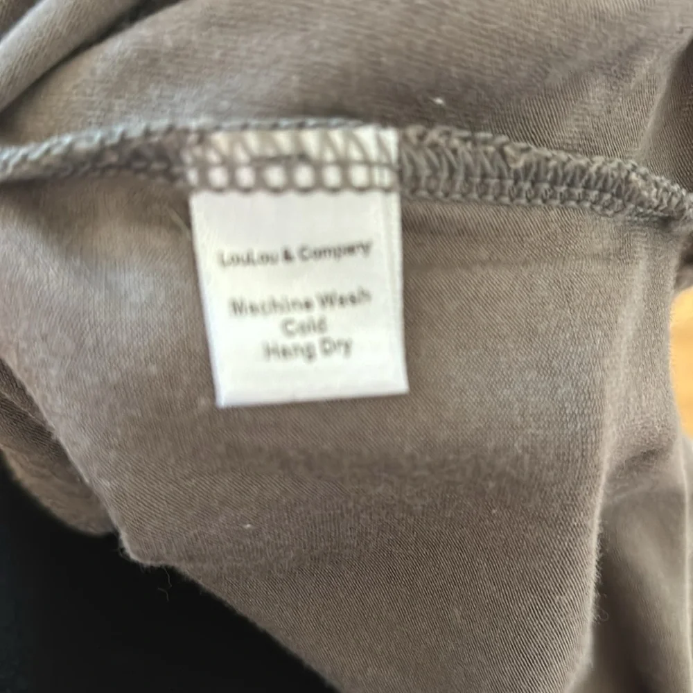 Lou Lou‎ & Company Taupe Solid Knotted Gown Size Newborn Soft Light